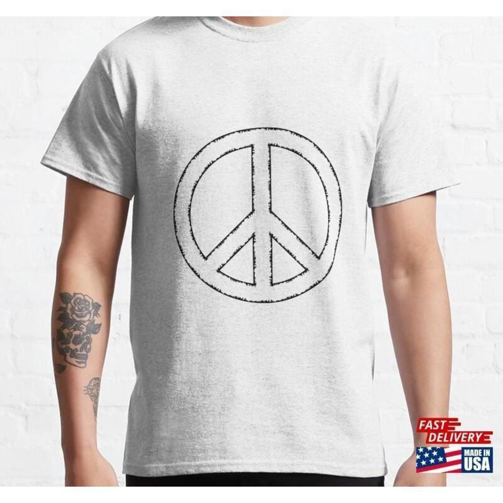 Famous Logo Design Peace Classic Tshirt Unisex